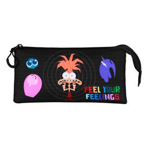 Estuche para lápices triple Karactermania para Disney Pixar Inside Out 2 Feeling, multicolor - Product Image 2
