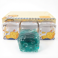 Jouet en caoutchouc souple transparent style gelée, grand format, en forme de fromage, le plus vendu – fin, très malléable, non-rétractable, inspiré de la vaseline, pour 14 ans et plus