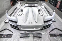 Actualización a M Style Car Parachoques delantero Parachoques trasero Motor Hood Body Kit para Roll-s Roy-ce Wraith Body kits