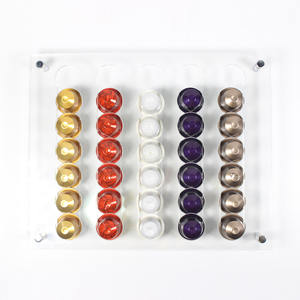 <span class=keywords><strong>Porte</strong></span>-<span class=keywords><strong>capsule</strong></span> de café acrylique <span class=keywords><strong>Transparent</strong></span> chaud support de stockage de capsules de café mural - Product Image 1