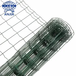 Security Euro Fence PVC Coated Holland Wire Mesh Euro Farm Fence Warehouse fence