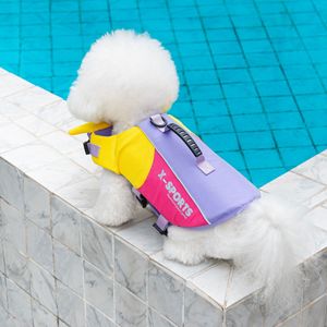 Chaleco Salvavidas para Perros <span class=keywords><strong>de</strong></span> Alta Flotabilidad con Hebilla <span class=keywords><strong>de</strong></span> Remolque y Letras Impresas, Flotador para Perros - Para Todas las Estaciones, Natación al Aire Libre y Juegos en la Playa - Product Image 6