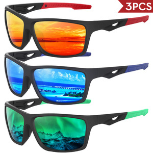 Gafas de Sol Deportivas Polarizadas, Montura Negra de PC, Lentes TAC, Protección UV385, Gafas para Ciclismo y Conducción al Aire Libre - Product Image 2