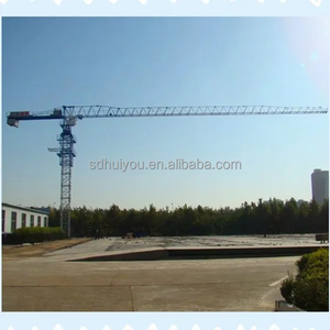 Grúas torre de 65m de longitud de pluma 0-200m de altura Flat Top 2 Fall y 4 Fall Tower Crane - Product Image 5