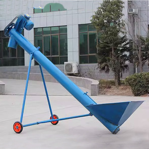 Transportador Espiral de Acero Inoxidable de 5.5 Kw con Velocidad Ajustable e Inclinación para Planta de Fabricación - Product Image 1