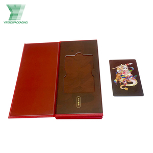 Custom High-end Cardboard Luxury Dual Debit Card Visa Card <strong>Box</strong> Packaging <strong>Red</strong> Gift Vip Credit Business Gift Card Boxes - Product Image 5