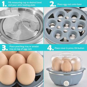 Hervidor de Huevos <span class=keywords><strong>El</strong></span>éctrico de Doble Capa Personalizado de Fábrica con Capacidad <span class=keywords><strong>para</strong></span> 1-14 Huevos - Product Image 5