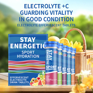 Tabletas Efervescentes de Electrolitos Deportivos, Impulso de Energía para Senderismo al Aire Libre, <span class=keywords><strong>Sabores</strong></span> Variados, Caja de 50g - Product Image 2