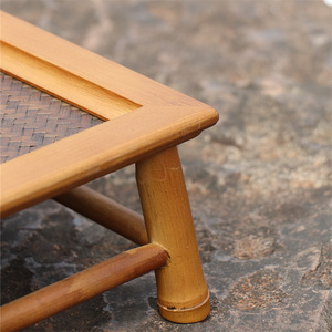 Bamboo Woven <b>Tea</b> <b>Tray</b> Rectangular Solid Bamboo Handmade Polished Finish Residential Serving <b>Tray</b> - Product Image 4