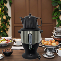 Nouveau modèle de théière électrique 5L, samovar en acier inoxydable, maintien au chaud, thermostat, samovar turc, théière