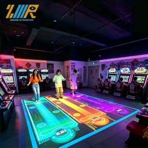 Plateforme interactive de projection sportive multijoueur pour jeux de fitness avec suivi de mouvement, idéale pour salles de sport, centres familiaux (FEC) et personnalisation OEM – ZMR-ARENA - Product Image 3