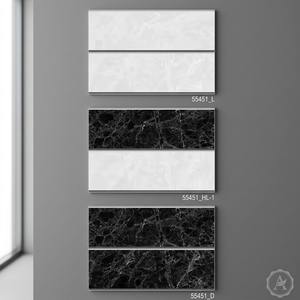 กระเบื้องโมเสคเซรามิกดิจิทัลสำหรับตกแต่งผนัง ขนาด 300x450 มม. ผิวด้านเคลือบเงา ดีไซน์ตกแต่งสำหรับห้องน้ำ ห้องครัว และตกแต่งภายใน - Product Image 6