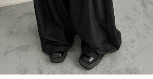 Nuovi <span class=keywords><strong>pantaloni</strong></span> larghi Casual larghi pendono <span class=keywords><strong>pantaloni</strong></span> Casual estivi <span class=keywords><strong>pantaloni</strong></span> eleganti da donna a vita alta - Product Image 3