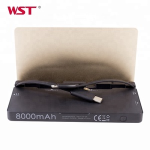 Shenzhen wst oem restaurante <span class=keywords><strong>biblioteca</strong></span> café 8 en 1 compartido banco <span class=keywords><strong>de</strong></span> potencia con cable powerbank estación <span class=keywords><strong>de</strong></span> acoplamiento - Product Image 2