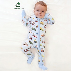 Combinaison bébé en bambou Miozing Valentine, vêtements pour bébé vert, pour la peau la plus délicate de votre bébé, boutique de vêtements pour bébé en gros - Product Image 1