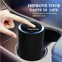 Diffuseur d'huiles essentielles sans fil pour voiture, vaporisateur en plastique, purificateur d'air, humidificateur, diffuseur de parfum, brumisateur LED avec USB