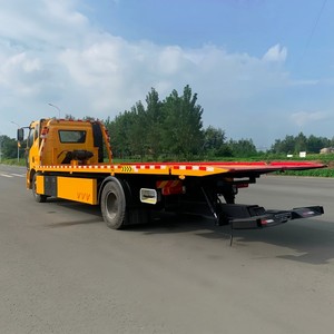 Heavy Duty FAW 4x2 <b>Flatbed</b> Tow <b>Truck</b> 10t Slidebed Wrecker 10 Ton Road Recovery <b>Truck</b> Factory Price - Product Image 3