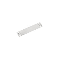 Edelstahl 304/316 Grade Ident ification Marker Plate 100mm Länge und 12mm Breite 9,5/19mm