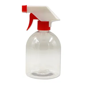 Bottiglia di plastica vuota dello spruzzatore 500ml per il lavaggio dei prodotti liquidi della famiglia