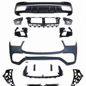 Actualice a los juegos de kit de carrocería estilo GLE63 AMG con juegos de parachoques delantero y trasero para <span class=keywords><strong>Mercedes</strong></span> Benz W167 <span class=keywords><strong>GLE</strong></span> <span class=keywords><strong>Sport</strong></span> 2019-2021 - Product Image 1