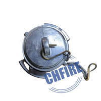 Type français raccord Guillemin capuchon blanc tuyau d'incendie flexible alliage d'aluminium 1.5"