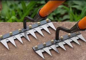 Outil de nivellement de pelouse de râteau à feuilles de jardin et d'agriculture de ménage en acier au manganèse pour l'usage agricole - Product Image 2