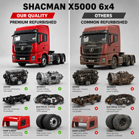 Camion tracteur Shacman X5000 8x4 reconditionné de qualité supérieure, 12 roues, prêt à l'emploi, à vendre, camion tracteur 6x4 Shacman