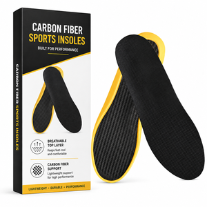 Plantillas Deportivas de Fibra de Carbono para <span class=keywords><strong>Hombre</strong></span> y Mujer, Transpirables, Cómodas, de Alto Rendimiento, Personalizadas, para Baloncesto, Running, 171-220 lbs - Product Image 1