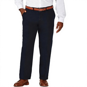 Pantalones de Hombre Estilo Hip Hop, Corte Ajustado, Cintura Media, Transpirables, de Alta Calidad, con Bordado Personalizado, Tela de Sarga de Algodón - Product Image 1