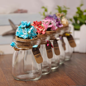 Yüksek kaliteli düğün ziyafet puding cam kavanoz bebek duş Favor cam şeker kutusu - Product Image 1