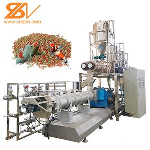 Organigramme vertical 3ton/h Extrudeuse aquatique Carpes flottantes Catfish <span class=keywords><strong>Koi</strong></span> Fish Feed Processing Extrusion Making Machine 2 Years - Product Image 1