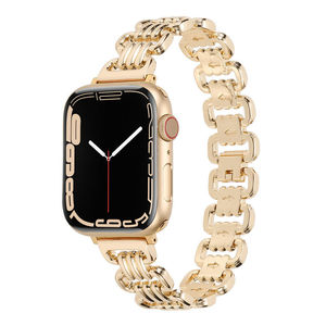 Correa de Metal para Mujer para <span class=keywords><strong>Apple</strong></span> <span class=keywords><strong>Watch</strong></span>, Banda de 46 <span class=keywords><strong>mm</strong></span>, 42 <span class=keywords><strong>mm</strong></span>, 49 <span class=keywords><strong>mm</strong></span>, 41 <span class=keywords><strong>mm</strong></span>, 45 <span class=keywords><strong>mm</strong></span>, 44/<span class=keywords><strong>40</strong></span> <span class=keywords><strong>mm</strong></span>, 11, 10, 9, 8, 7, <span class=keywords><strong>SE</strong></span>, 6, 5, Ultra, Brazalete para Dama - Product Image 5