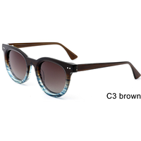 Nouvelles Lunettes de Soleil Unisexe Polarisées en Acétate Tendance, Monture Couleurs Variées, Verres en Acétate PC 2025