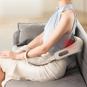 Portable 5d Smart Mini <span class=keywords><strong>Shiatsu</strong></span> Électrique Voyage Japonais Coréen Nouveau Design Télécommande Sans Fil Chauffant Cou Épaule Masseur - Product Image 2