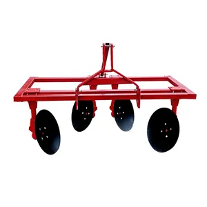 Heavy duty agricultural farm tractor mounted ridging plough disc ridger