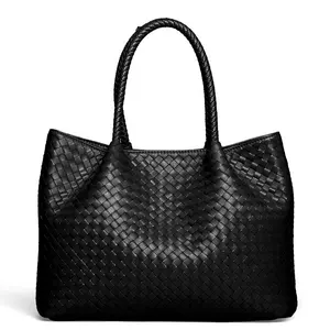 Оптовая продажа, индивидуальные дизайнерские сумки, роскошная сумка из натуральной кожи, тканая сумка