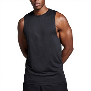 Hot Selling Slim Fit Wholesale Sports Summer High Quality Lightweight Breathable Quick Dry Anti-Pilling Custom Men's Tank <b>Top</b> - Product Image 1