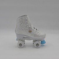 Yijiu ABEC-7 patins à roulettes pour enfants OEM solides avec lampe semelle extérieure en PVC chaussures de skate à 4 roues pour patineurs de 3 ans