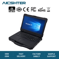 15,6 inch robuuste laptop, nieuw Intel EU Engels toetsenbord, IP65 waterdicht, industriële pc voor geologische onderzoeken