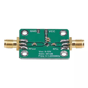 Amplificateur de radiofréquence à large bande, faible bruit, puissance moyenne, LNA (0,1-2000 MHz, gain 30 dB) en stock, amplificateurs RF - Product Image 5