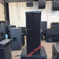 Altavoz de Línea Activo/Pasivo de 3 Vías TTL 6-A Doble de 12 Pulgadas, Altavoces de Columna Profesionales de 12 Pulgadas, Sistema de Sonido Amplificado
