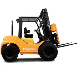 Mitsubishi Engine 3 ton 5 ton Diesel Rough Terrain Forklift Truck