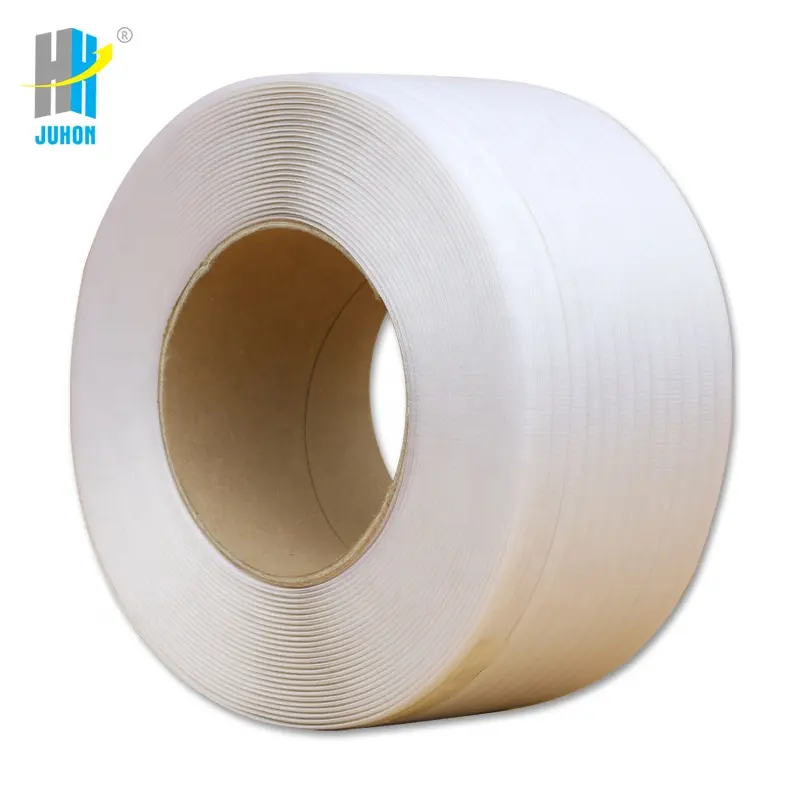 Manufacturers of 5mm 12mm 13mm Colorful PP Polypropylene Box Packing Strapping Band with Logo Printing Plastic Straps Roll