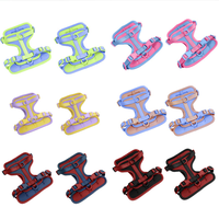 Ensemble laisse et harnais pour chien en néoprène PVC réglable sans traction, nouvelle conception tendance, logo personnalisé, vente en gros