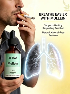 Gouttes naturelles de molène et de vitamines OEM, complément à base de plantes pour les soins respiratoires quotidiens et le soutien immunitaire - Product Image 5