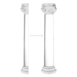 Colonne romaine extérieure en polyuréthane de fabrication chinoise EverWall, plâtre de haute qualité, décoration imperméable pour <span class=keywords><strong>villa</strong></span> - Product Image 5
