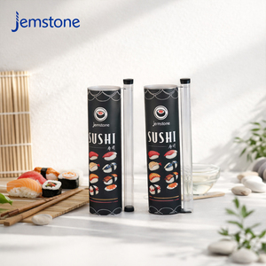 Tube à sushi recyclable sur mesure, emballage en carton kraft de qualité alimentaire, boîte cylindrique, conteneur en tube de papier pour poudre de protéines - Product Image 4