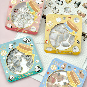 Adesivi Nekoni Serie Classica Ravioli, Decorazioni con Panda e Cristalli, per Telefoni, Computer e Borse - Product Image 1
