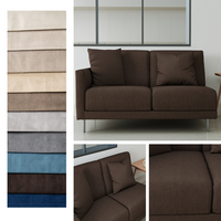 Housse de canapé en tissu velours hollandais tricoté moderne super doux 100% polyester à imprimé léopard pour ameublement textile