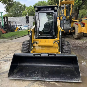 Mesin Konstruksi Bekas Asli CAT 246D Merek Amerika Tahun 2023 Skip Steer Loader 90% Baru dengan Harga Rendah dan Jam Kerja Rendah - Product Image 3